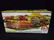AMT 1520 Indy Drag Combo, 3 in 1 Racing Team Kit, Nova Wagon- Chevy II Funny Car-Trailer  1/25