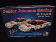 Salvinos JR  49224   Junior Johnson Racing 1984 Chevrolet Monte Carlo. Build the #11 or #12 Budweiser car  1/24