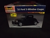Revell 7605 32 Ford 3 window Coupe  (Paint on plastic wrap) 1/25