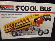 Monogram 8290      --     'S'COOL BUS'    Outa-Sight Dual Engine Drag Machine  1:24