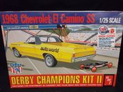 AMT 1018     --     1968 Chevy El Camino SS  plus Soap Box Derby Racing Car   1:25