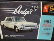 AMT 1366        --        '64 Dodge 330 Hardtop  /  Build:  383 V-8 or Slant 6   1:25