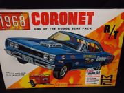MPC 975       --      1968 Coronet R/T w/Haul-Away Trailer included   1:25