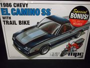 MPC 888     --     1986 Chevy El Camino SS w/Trail Bike    1:25