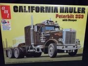 AMT 1327       --     Peterbilt 359  'California Hauler' with Sleeper   1:25
