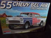 Monogram 14519     --     '55 Chevy Bel Air Street Machine 2'n1   1:24