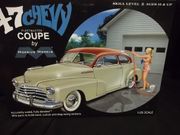 Moebius 2302     --     1947 Chevy Fleetmaster Coupe   3'n1  1:25