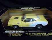 AmMuscle 32751     --     1971 Plymouth 'Cuda    /    1/4 Mile - 13.72 sec. @ 106.00 MPH    1:18