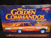 Moebius 1237      --      1965 A/FX Plymouth "Golden Commandos" Factory Altered Wheelbase Plymouth Satellite  1:25