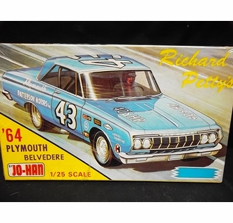 Jo-Han 964 -- Richard Petty's 1964 Plymouth Belvedere 1:25