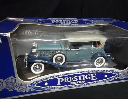 Diecast 1/18 Anson Classic 1932 Cadillac Sport Phaeton Green New In Box