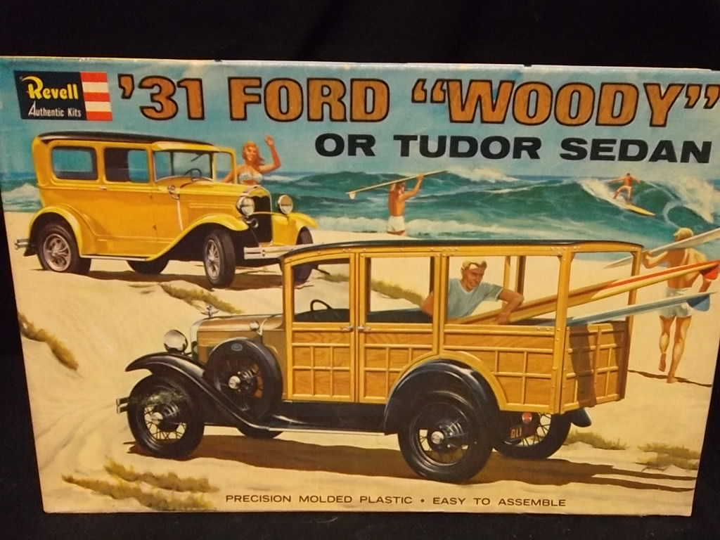 Revell H1275 -- '31 Ford "Woody" or Tudor Sedan / 1964 Release 1:25