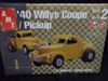 AMT 38431     --     '40 Willys Coupe/Pickup   1:25