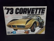 MPC 7305     --     '73 Corvette    1:25   (rough decals/parts off tree)