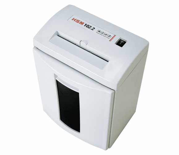 102.2 Level 2 Strip Cut Compact Paper Shredder By HSM