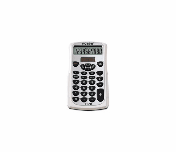 1170 Handheld Business Calculator w/Slide Case, 10-Digit LCD VCT1170 By Victor