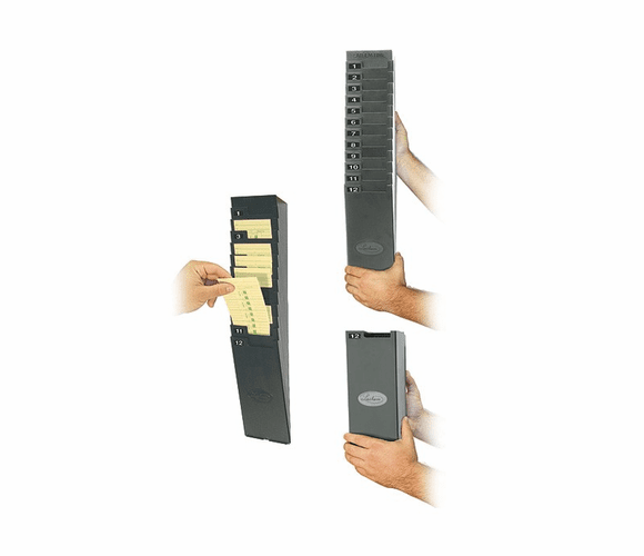 12-9EX - Time Card Rack. 12 Capacity - 9 inch card - Expanding By Lathem