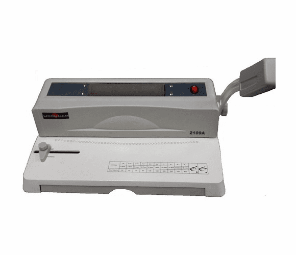 20BIN-1040 DocuGem 9641 4:1 Coil Binding Machine With Electric Inserter By Global Express Manufacturing