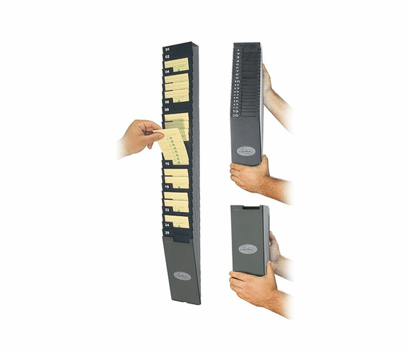 25-7EX - Time Card Rack, 7" Cards, 25 Pockets, Expanding By Lathem