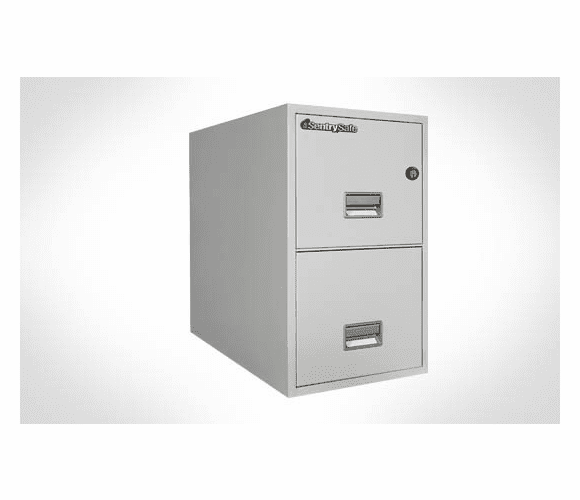 2T3131 31" Deep, 2-Drawer Letter Fireproof, Water, & Impact Resistant File Cabinet By Sentry Safe
