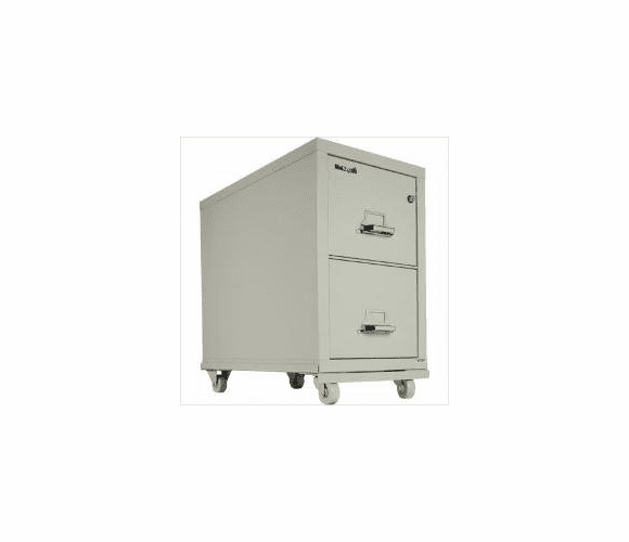 3 1/2" Caster Base for Vertical Files By FireKing