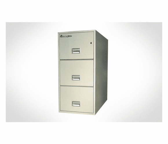 3G3100 Legal Vertical 3-Drawer Fire Resistant File 31" Deep By Sentry Safe