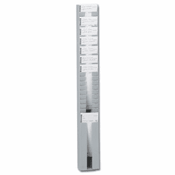 400-3 - Adjustable Time Card Rack. 25 Capacity By Pyramid Time Systems