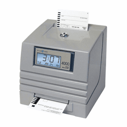 4000 Auto Totaling Time Clock By Pyramid Time Systems