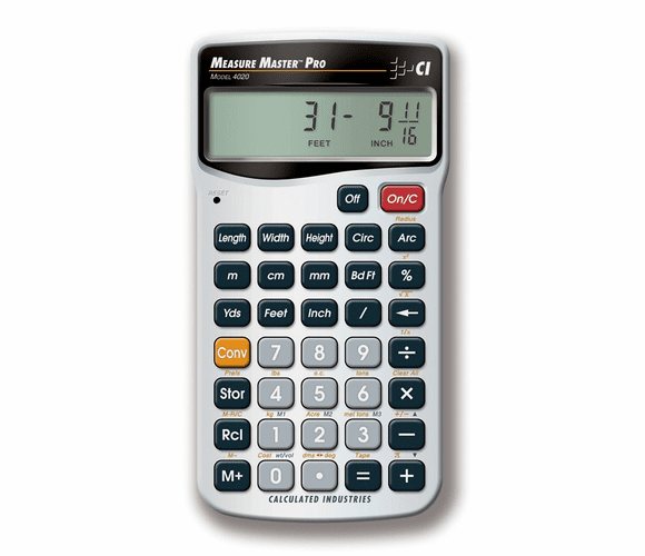 4020 Measure Master Pro By Calculated Industries