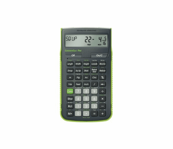 4225 ConcreteCalc Pro By Calculated Industries