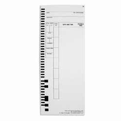 44100-10 - Time Cards for Pyramid 4000 & 4000HD. 100 Pack By Pyramid Time Systems