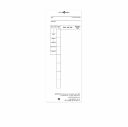44100-10D Time Cards for 4000 & 4000HD Time Clocks (500 Pack) By Pyramid