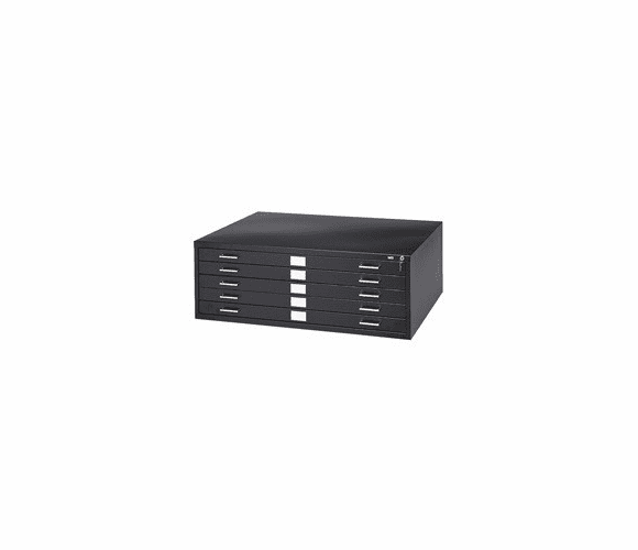 5-Drawer Steel Flat File for 24" x 36" Documents 4994 By Safco