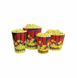 50  85 oz. Popcorn Tubs By BenchMark USA