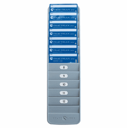 500-12 12 Pocket Employee Badge Rack By Pyramid