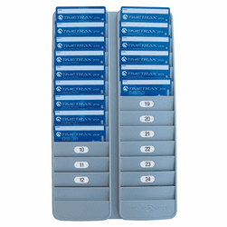 500-24 24 Pocket Employee Badge Rack By Pyramid