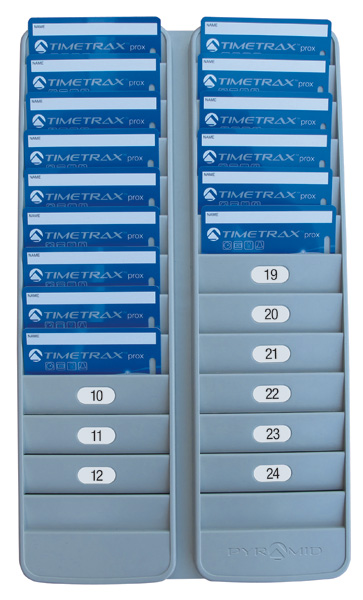 Bedge Rack 500-24 24 Pocket Employee Badge Rack By Pyramid