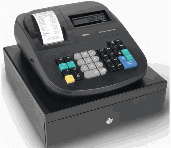 500DX Cash Register By Royal - REFURBISHED