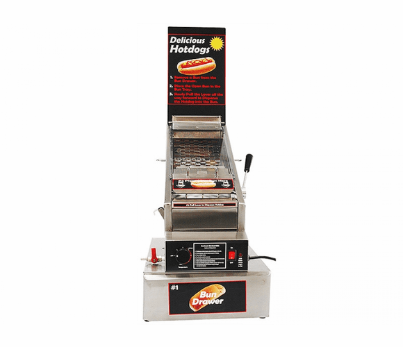 60024 The Doghouse Hotdog Cooker / Dispenser By Benchmark USA