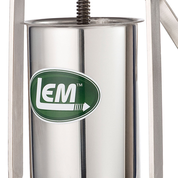 606 5lb Stainless Steel Vertical Sausage Stuffer By LEM