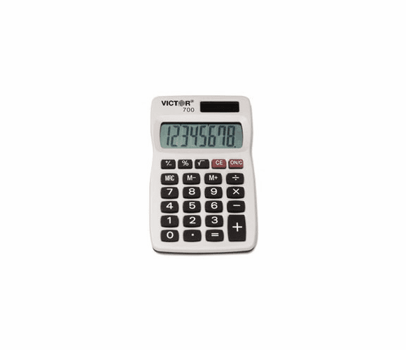 700 8-Digit Calculator, 8-Digit LCD VCT700 By Victor