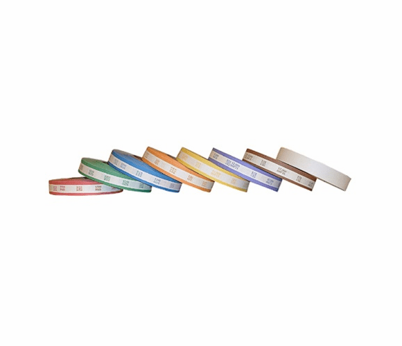 70MONEY-A1101-B Currency Bill Strapping Rolls Case of $100.00 Blue Rolls (6 Rolls) By Global Express Manufacturing