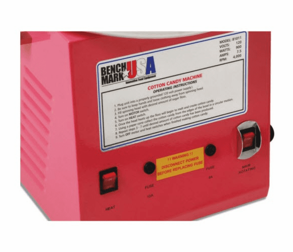 81011 Zephyr Cotton Candy Machine By Benchmark USA