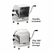 869 Tilt Meat Mixer - 25 lb. Capacity By LEM