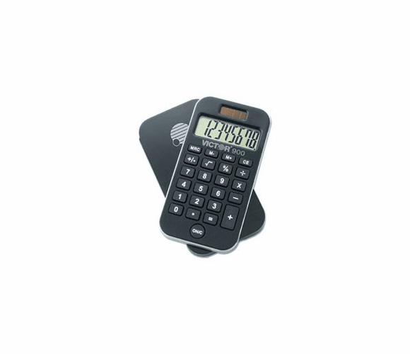 900 AntiMicrobial Pocket Calculator, 8-Digit LCD VCT900 By Victor