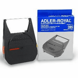901285 - Black Correctable Typewriter Ribbon, 2 Pack By Adler Royal