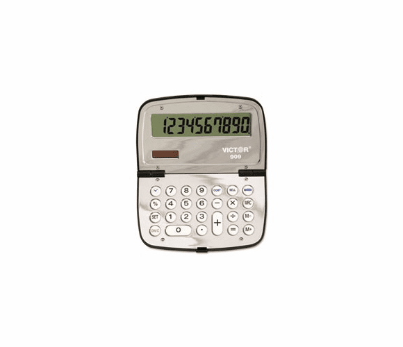 909 Handheld Compact Calculator, 10-Digit LCD VCT909 By Victor