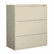 9342P-3F1H 42"W 3 Drawer Binder Lateral File By Global Industries