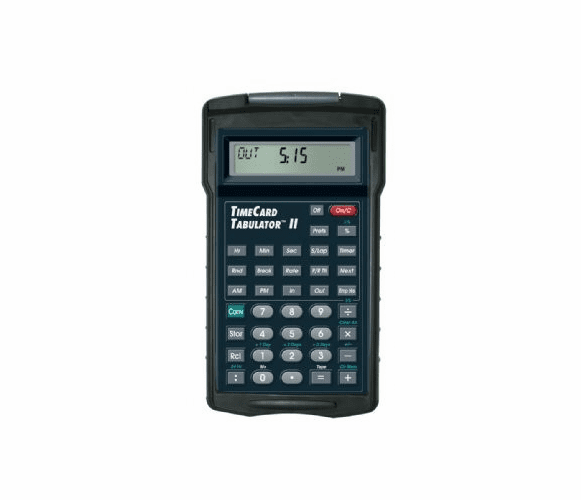 9530 TimeCard Tabulator II By Calculated Industries