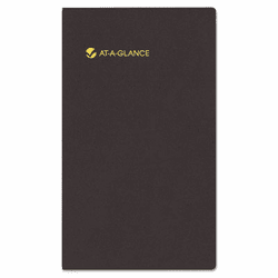 AAG7000805 Recycled Weekly Appt. Book with Memo Pad, Refillable, 3-1/4 x 6-1/4, Black, 2013 By AT-A-GLANCE